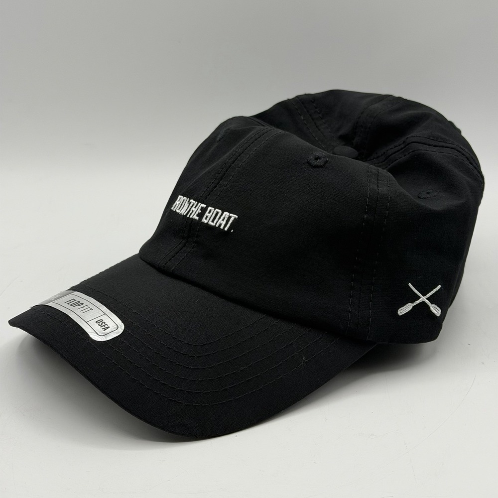 UNRL Row The Boat Hat OSFA Black Flop Fit Gophers Minnesota P.J. Fleck Cap